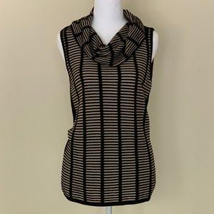Cowl Neck Sleeveless Sweater